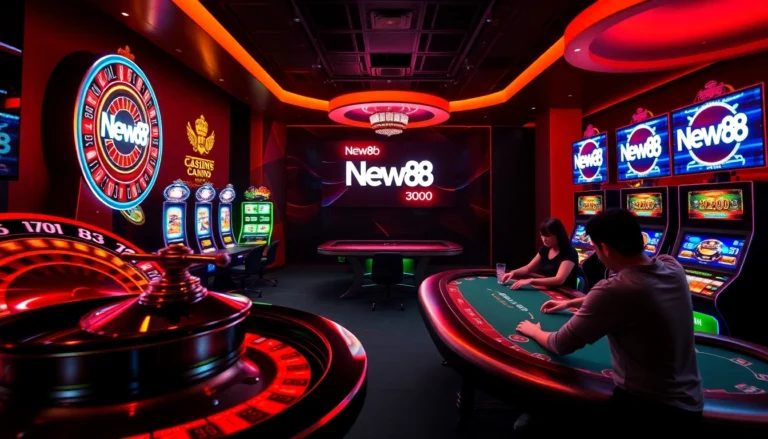 Experience the thrill of New88 chính thức with a vibrant online casino scene filled with roulette, slots, and digital poker games.